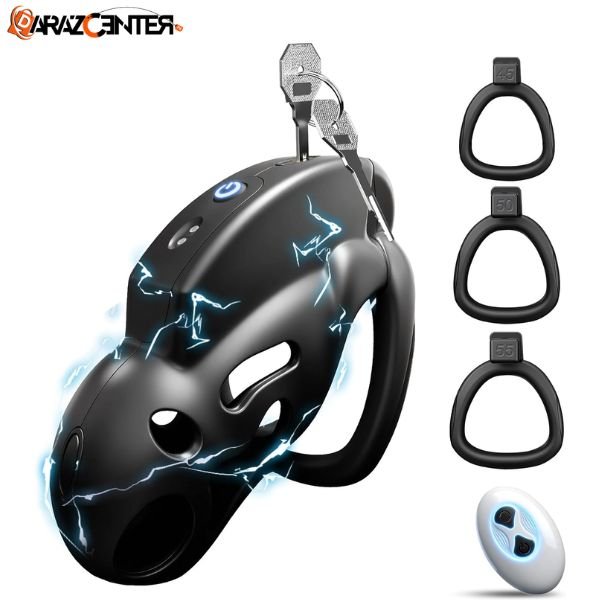Male Sex Toy Vibrating Chastity Cage | 03090007010 | DarazCenter.Pk