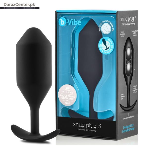 B Vibe Snug Plug 5 Weighted Silicone Plug | 03038607180 | DarazCenter.Pk