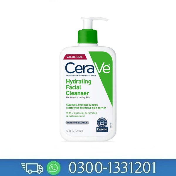 CeraVe Hydrating Facial Cleanser (Original Quality) In Pakistan | 03001331201 | DarazCenter.Pk