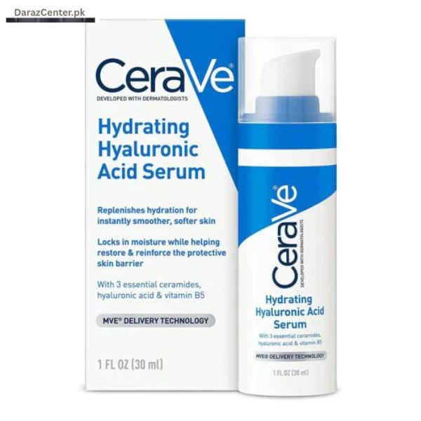CeraVe Hydrating Hyaluronic Acid Serum 30ml | 03090007010 | DarazCenter.Pk