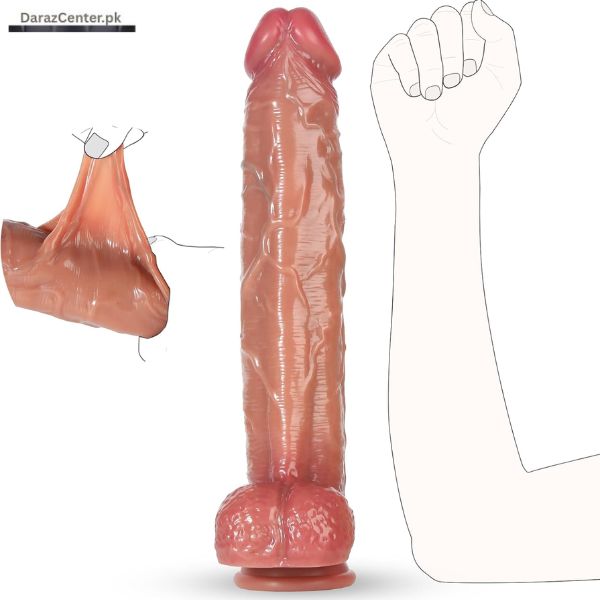 Buy 13.5 Inch Silicone Dildo Foreskin | 03090007010 | DarazCenter.Pk