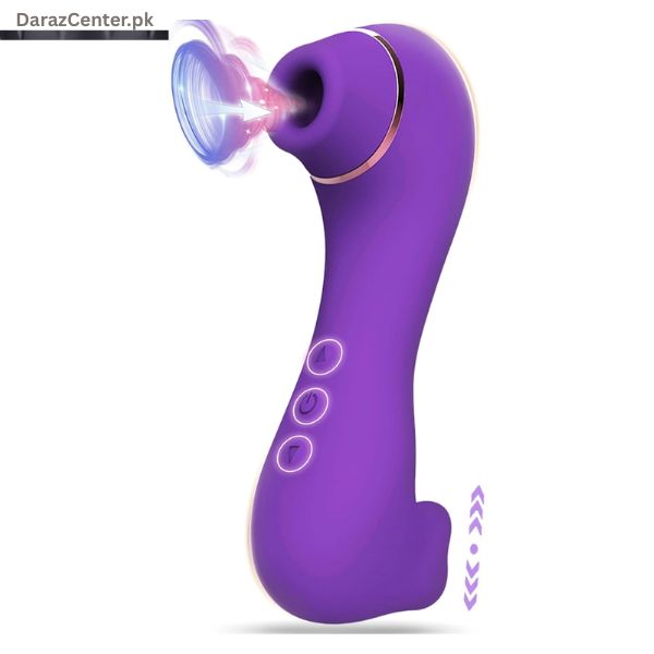 2 IN 1 Clitoral Sucking adult Vibrators with 10 Sucking  | 03038607180 | DarazCenter.Pk