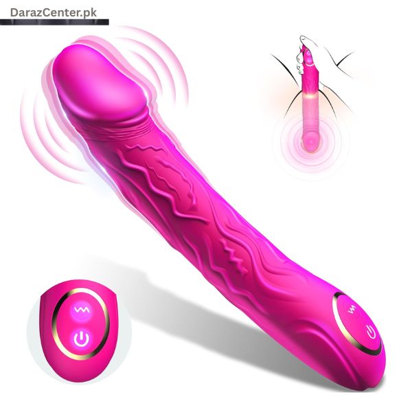 Vibrating Penis Realistic Dildo Vibrator with 10 Powerful Vibration Modes | 03038607180 | DarazCenter.Pk