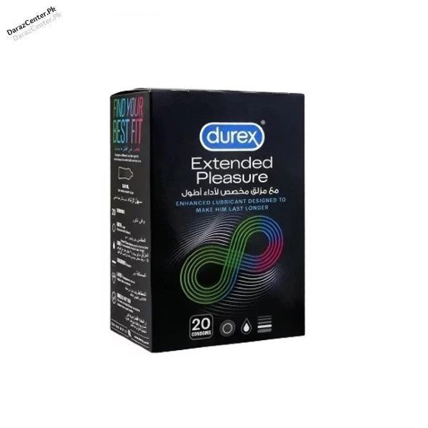 Durex Extended Pleasure 20 Condoms In Pakistan | 03001331201 | DarazCenter.Pk