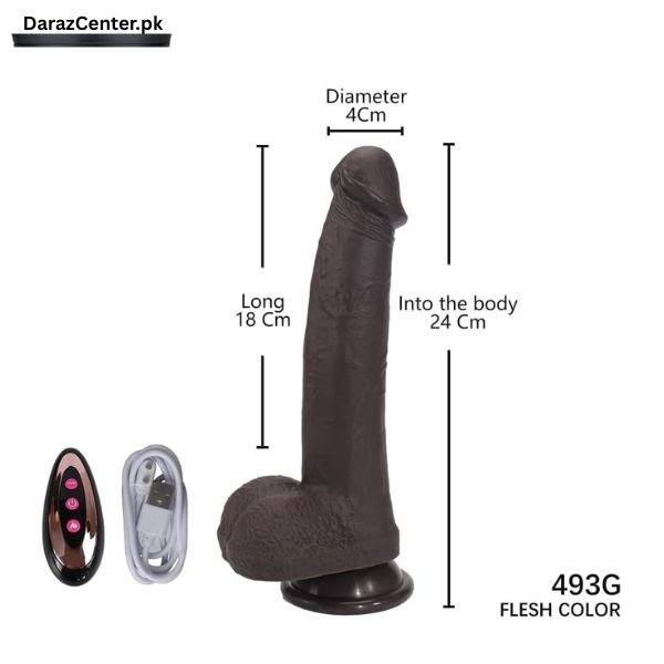 Realistic Vibrating Dildo with Remote Control | 03090007010 | DarazCenter.Pk