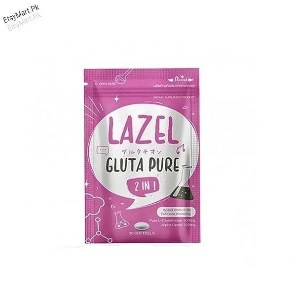 Lazel Gluta Pure 2 In 1 Dietary Supplement In Pakistan | 03001331201 | DarazCenter.Pk