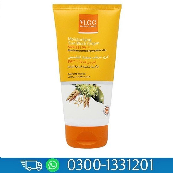 VLCC Moisturising Sun Block Cream SPF25 - 150ml | 03001331201 | DarazCenter.Pk