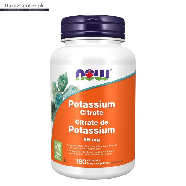 NOW Supplements, Potassium Citrate 99 mg | 03038607180 | DarazCenter.Pk