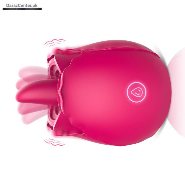 Tongue Licking Rose Vibrator Sex Toys | 03090007010 | DarazCenter.Pk