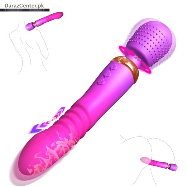 Thrusting G Spot Wand Vibrator with Heating | 03038607180 | DarazCenter.Pk