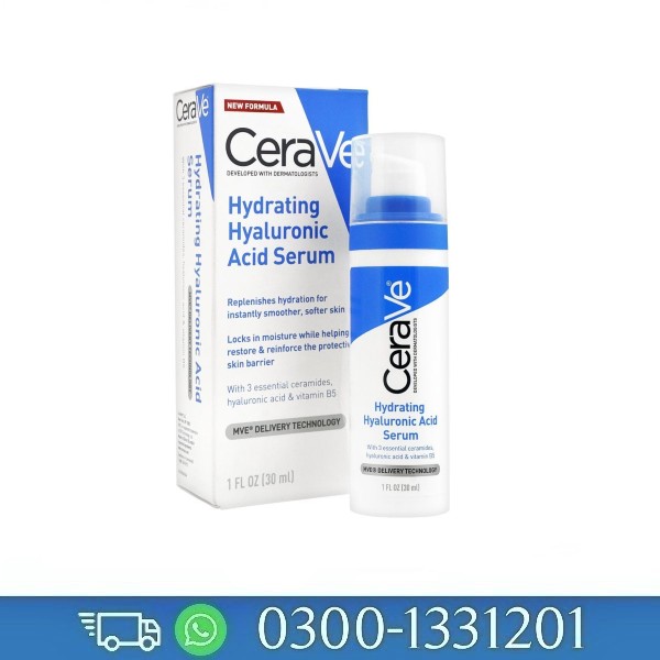 CeraVe Hydrating Hyaluronic Acid Serum (Original Quality) In Pakistan | 03001331201 | DarazCenter.Pk