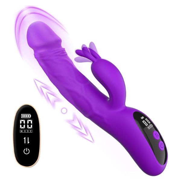 Purple Rabbit Thrusting Vibrator | 03090007010 | DarazCenter.Pk
