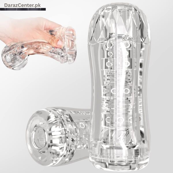Portable Transparent Pocket Pussy Stroker | 03038607180 | DarazCenter.Pk