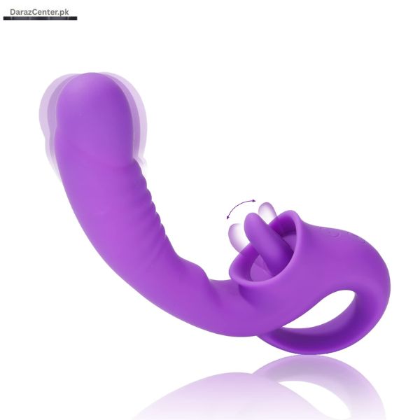 Ava 2-In-1 Tongue-Licking Vibrator | 03090007010 | DarazCenter.Pk