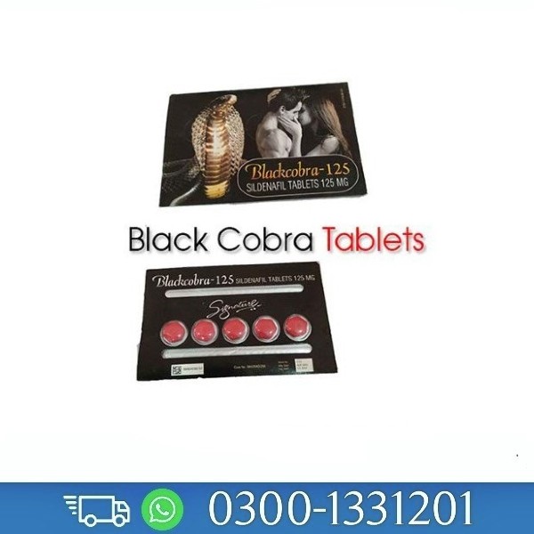Black Cobra Tablets 125mg in Pakistan | 03001331201 | DarazCenter.Pk