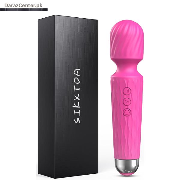 Vibrator Wand Massager Clit Stimulator Waterproof Rose | 03038607180 | DarazCenter.Pk