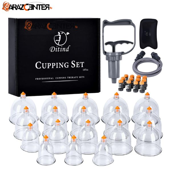 Cupping Therapy Set 18 Pcs Cupping Set | 03090007010 | DarazCenter.Pk