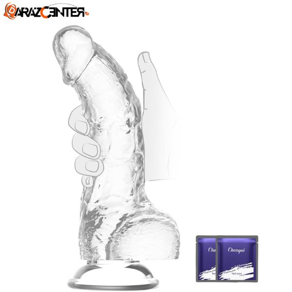 6.7 Inch Realistic Transparent Dildo for Women | 03090007010 | DarazCenter.Pk