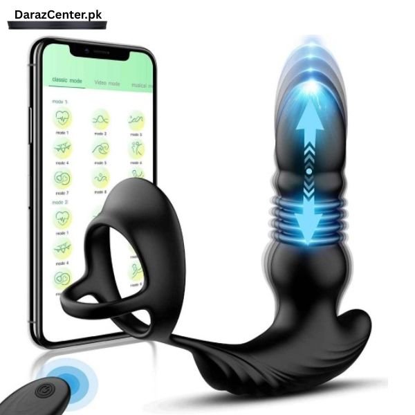 Thrusting Anal Vibrator With Remote | 03090007010 | DarazCenter.Pk