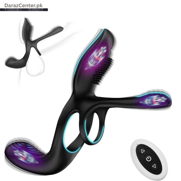 KUSHOR 3 in 1 Vibrating Cock Ring Vibrator | 03038607180 | DarazCenter.Pk