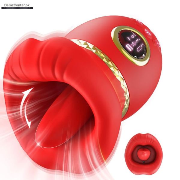 Rose Kiss Sucking Licker Vibrator Sex Toys | 03090007010 | DarazCenter.Pk