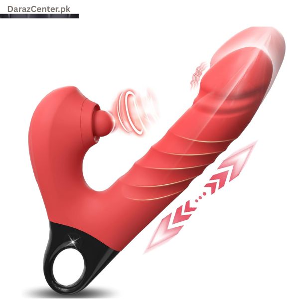 3 in 1 Female G Spot Thrusting Vibrating Dildo | 03038607180 | DarazCenter.Pk
