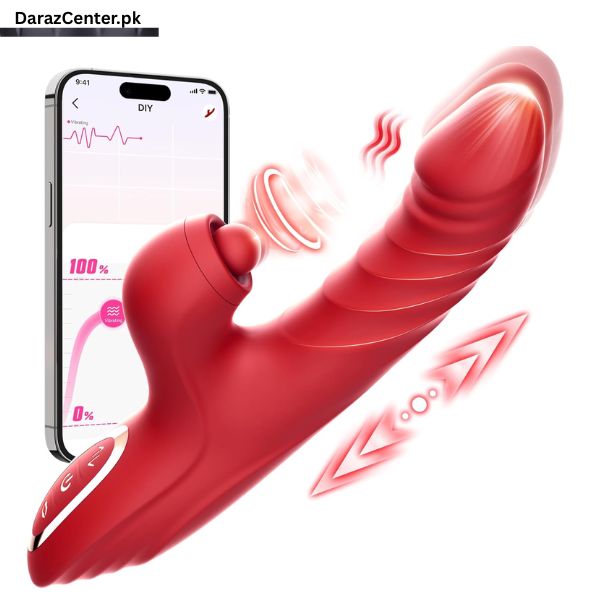 Thrusting Dildo for Women Toendi G Spot Rose Toy Dildos with Vibration | 03090007096 | DarazCenter.Pk