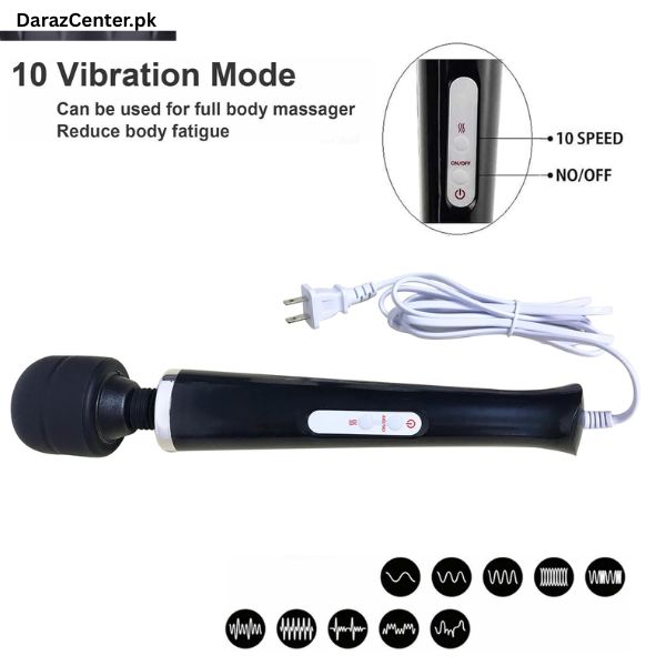 Power Massager Vibrating Big Tool Electric Massage Sports for Women  | 03090007096 | DarazCenter.Pk
