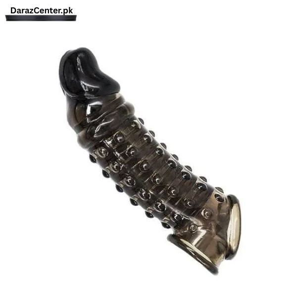 Black Color Dotted Pines Sleeve Condom In Pakistan | 03090007010 | DarazCenter.Pk