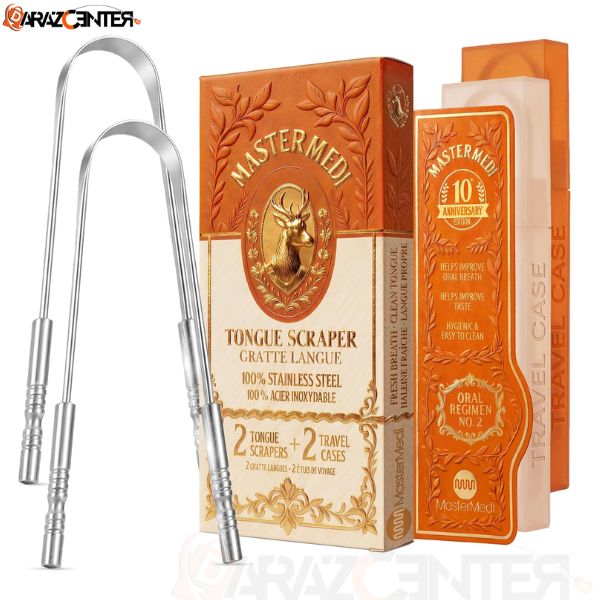 MasterMedi Tongue Cleaning Tool 2 Pack Kit | 03090007010 | DarazCenter.Pk