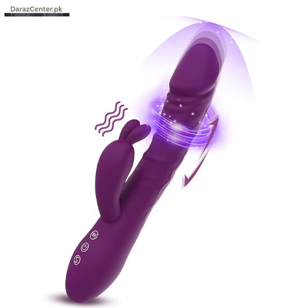 Rechargeable Rabbit Vibrator Dildo For Women | 03090007010 | DarazCenter.Pk