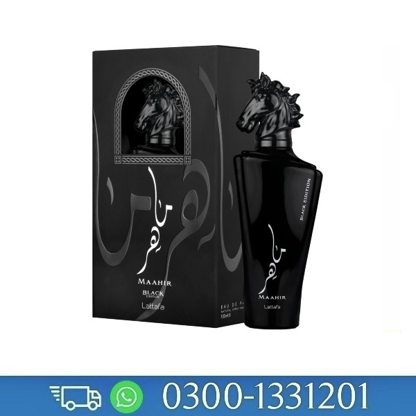Maahir Black | Eau De Parfum 100ml | by Lattafa | 03001331201 | DarazCenter.Pk