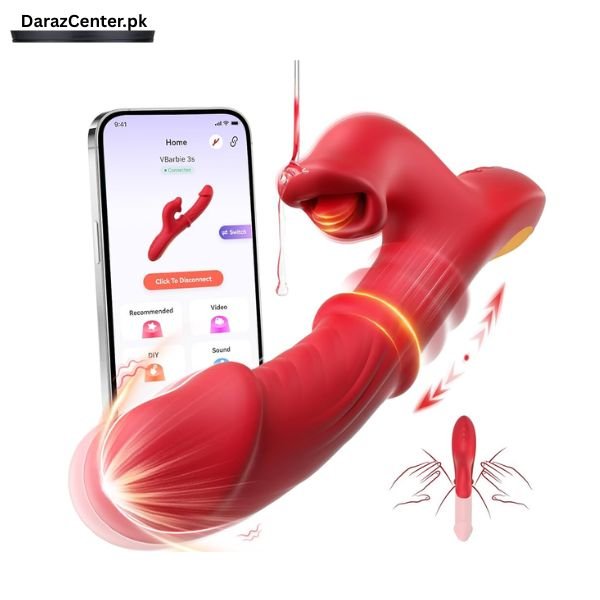 Thrusting Vibrator Sex Toys for Women G Spot Vibrator with Sliding Ring 7 | 03090007010 | DarazCenter.Pk